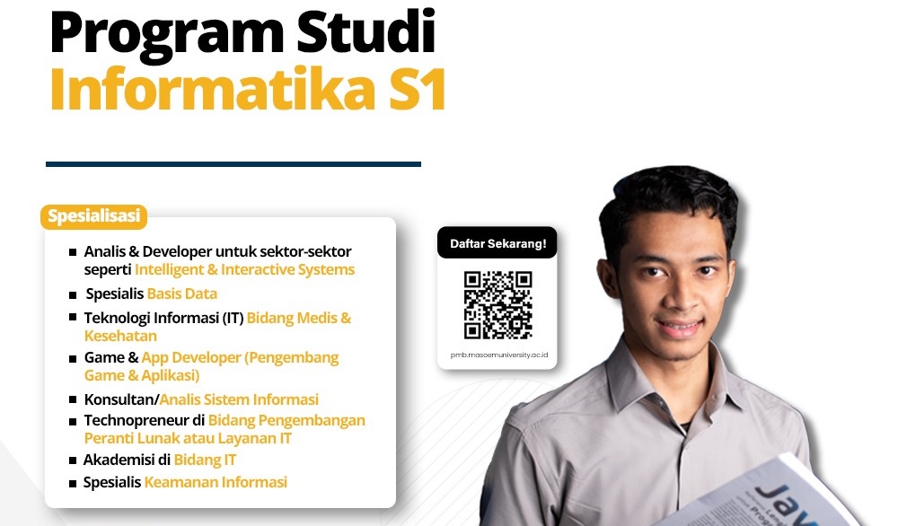 Sistem Pembelajaran Jurusan Informatika Masoem University yang Terstruktur dan Humanis