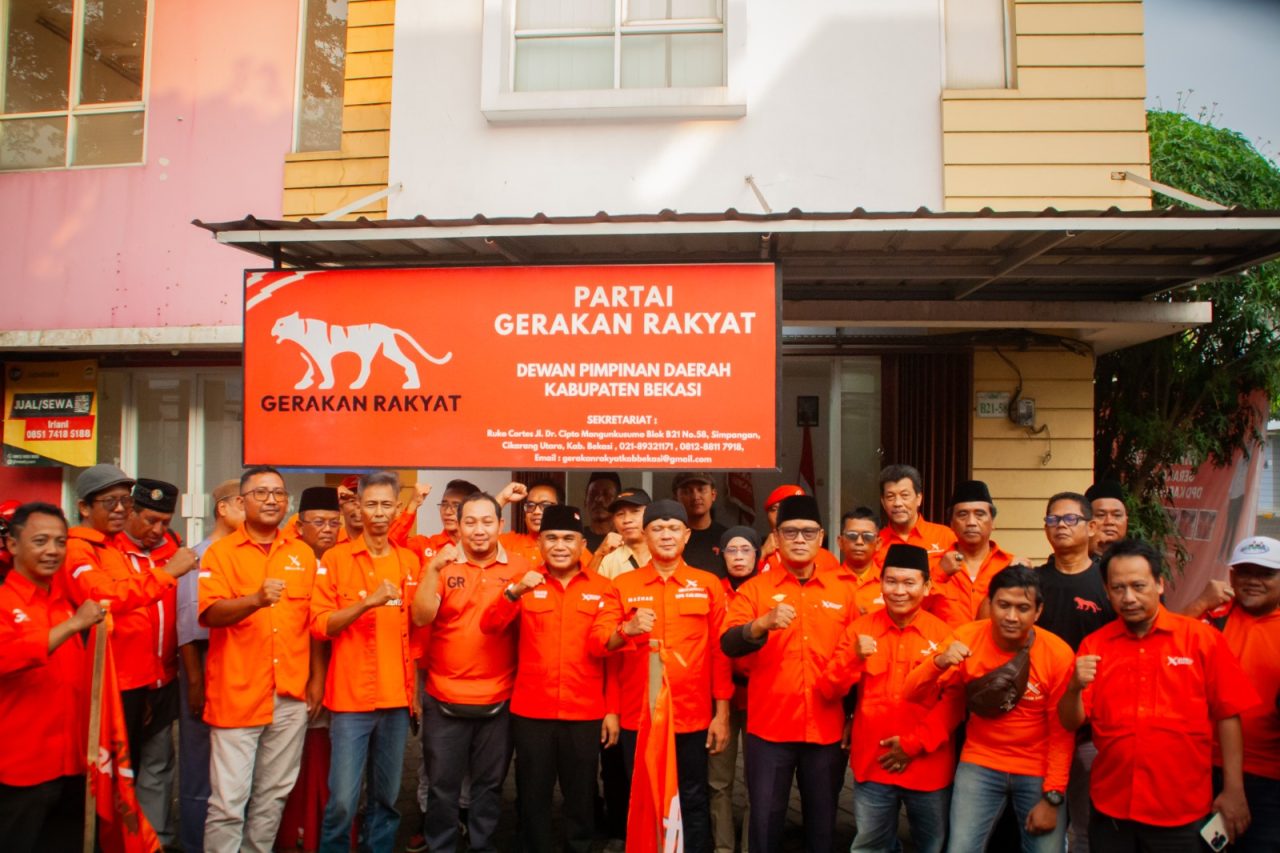 Kantor Baru DPD Gerakan Rakyat Bekasi Diresmikan: Momentum Kuat Bangun Kekuatan Politik dari Akar Rumput